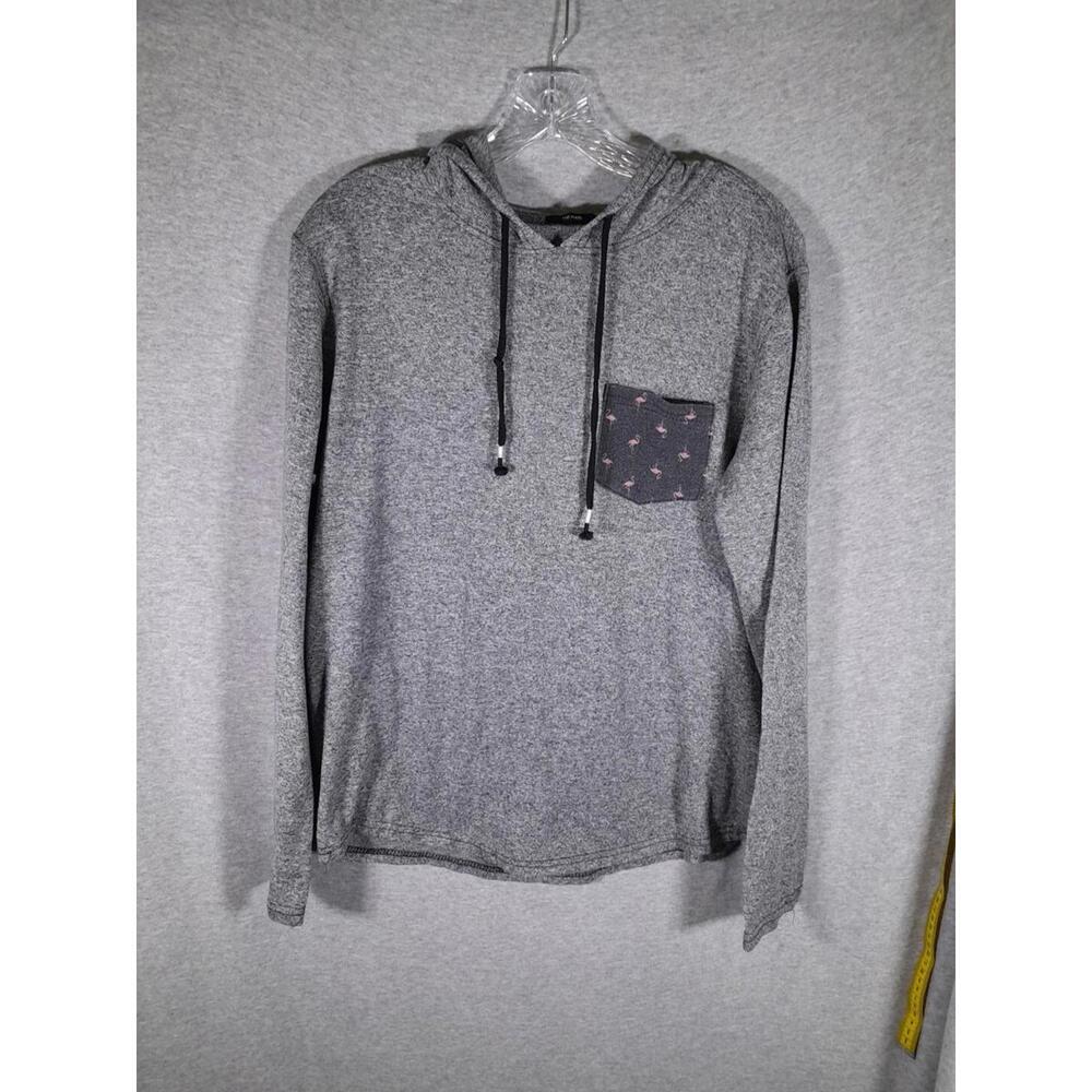 Brooklyn Cloth The Marl Hoodie Large‎ Flamingo Pocket
